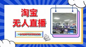 淘宝无人直播带货，单品打爆+搜索流打法，24小时必出单-翻身站