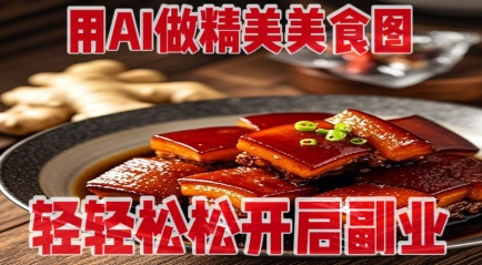 用AI做精美美食图，无需专业设备拍摄，轻轻松松开启副业-翻身站