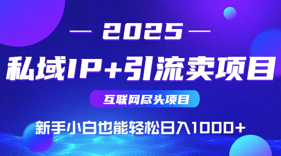 私域IP+卖项目，普通人小白也能轻松实现日入1000+-翻身站
