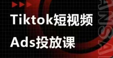 Ads视频投放课，tiktok短视频广告投放课-翻身站