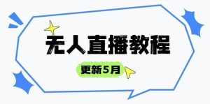 无人直播教程-更新5月,防风技术到话术,选品玩法全解析,打造直播高手-翻身站