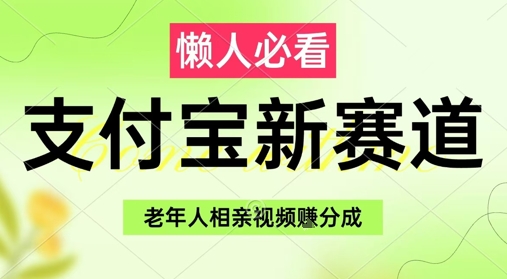 支付宝新赛道，利用老年人相亲视频，挣分成收益，轻松月入过W，操作简单-翻身站