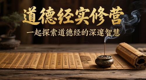 道德经实修营，一起探索道德经的深邃智慧-翻身站
