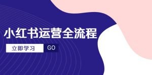 小红书运营全流程，爆款选题文案，视频制作技巧，进阶达人宝典-翻身站