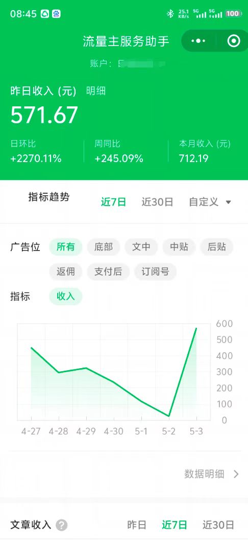 最新公众号托管躺赚项目，操作简单，只需复制粘贴，小白每天花五分钟，…-翻身站