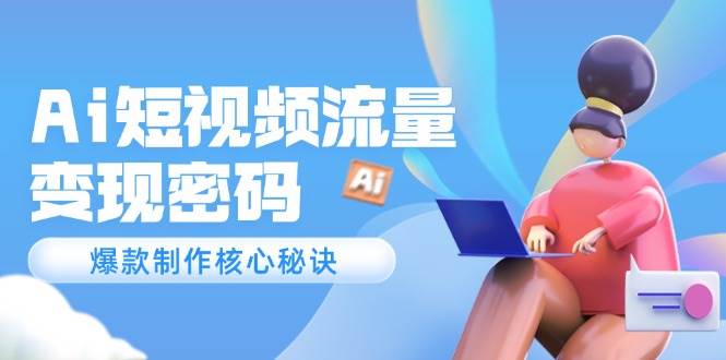 Ai短视频流量密码，爆款制作核心秘诀，120万案例深度解析-翻身站