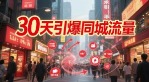 30天引爆同城流量:团购篇 认知篇 流量篇 来客篇 达人篇 老板人设IP篇 投流篇-翻身站