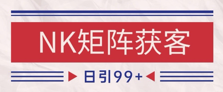 小红书某音NK赛道引流获客 自热矩阵日引200+【揭秘】-翻身站