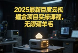 2025最新百度云机掘金项目实操课程单窗口保底5-10元月收益单窗口150+【揭秘】-翻身站