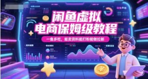 闲鱼虚拟电商保姆级教程，一鱼多吃，能卖资料能打粉能做拉新-翻身站