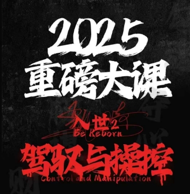 2025重磅大课，入世2，驾驭与控制-翻身站