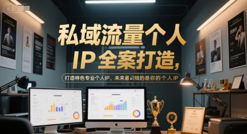 私域流量个人IP全案打造，打造特色专业个人IP，未来最值钱的是你的个人IP-翻身站