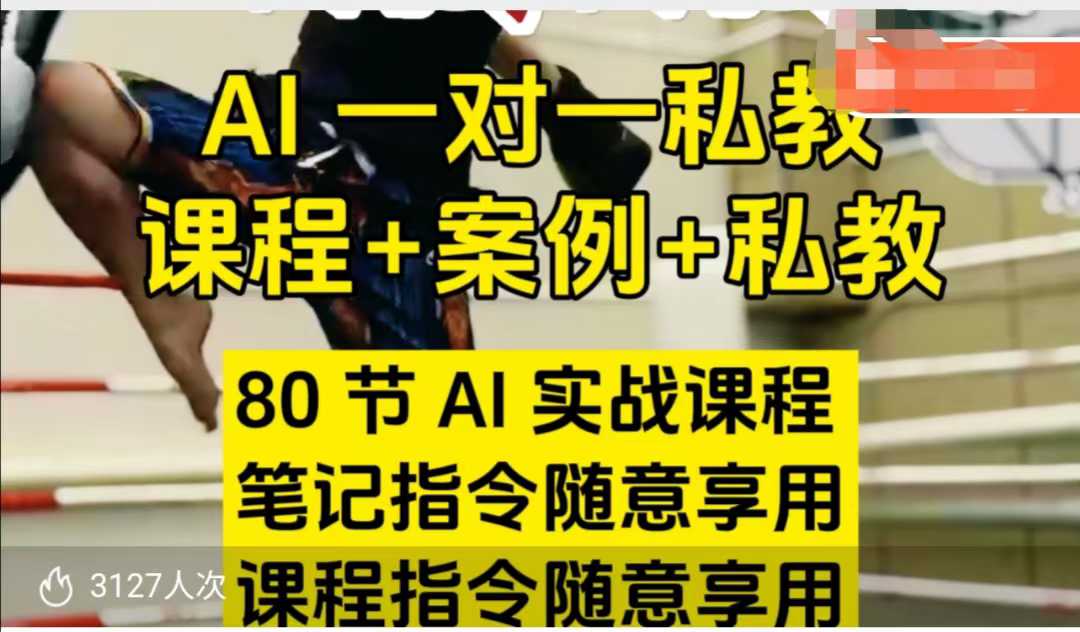 AI指令实战课，课程+案例，80节AI实战课程，笔记指令随意享用，课程指令随意享用(更新7月)-翻身站