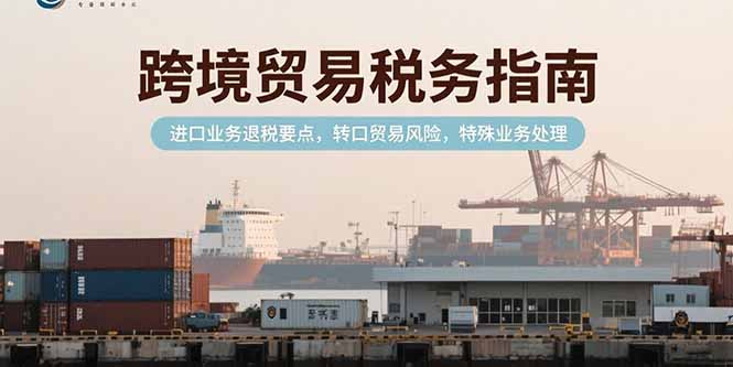 跨境贸易税务指南，进口业务退税要点，转口贸易风险，特殊业务处理-翻身站