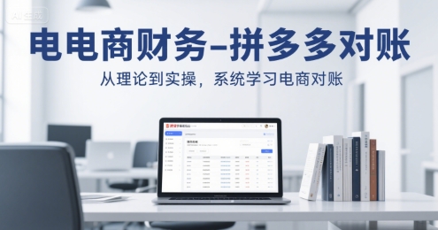 电商财务-拼多多对账，从理论到实操，系统学习电商对账-翻身站