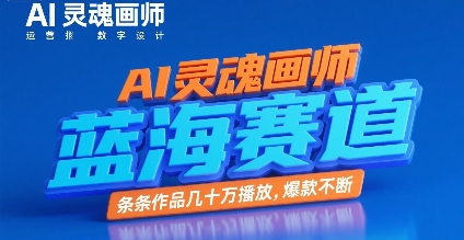 AI灵魂画师，蓝海赛道，条条作品几十W播放，爆款不断-翻身站