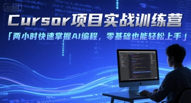 Cursor项目实战训练营，两小时快速掌握AI编程，零基础也能轻松上手-翻身站