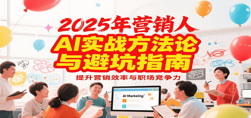 图片[1]-2025年营销实战方法论与避坑指南，利用AI提升营销效率与职场竞争力-翻身站