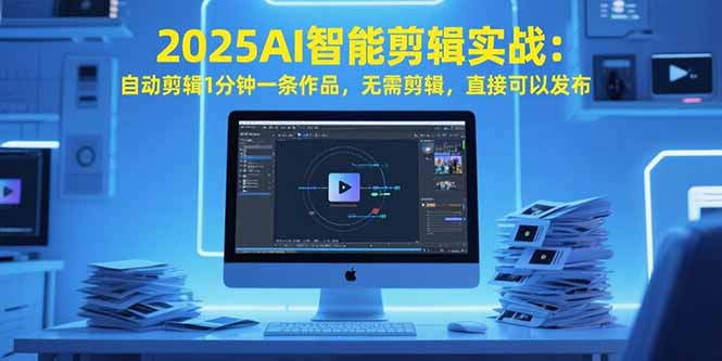 2025AI智能剪辑实战：自动剪辑1分钟一条作品，无需剪辑，直接可以发布-翻身站