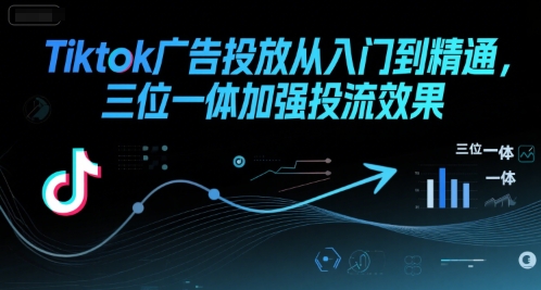Tiktok广告投放从入门到精通，三位一体加强投流效果-翻身站