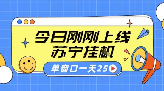 苏宁全自动采集挂G项目 稳定可批量 单窗口收益30+ 附教程【揭秘】-翻身站