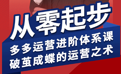海神·拼多多运营进阶系统课(更新8月)-翻身站