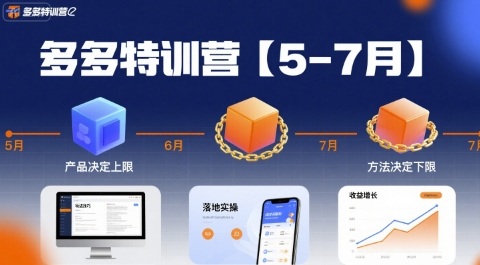 多多特训营【5-7月】产品决定上限，方法决定下限，各种玩法技巧落地实操-翻身站