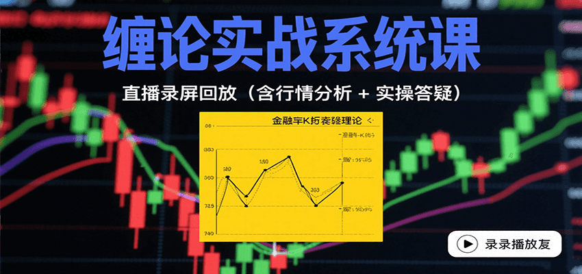 缠论实战系统课：直播录屏回放(含行情分析 + 实操答疑(更新8月)-翻身站