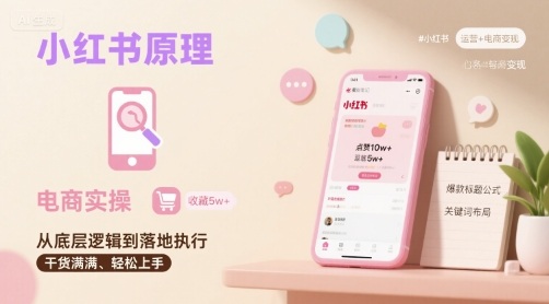 小红书原理以及详细实操流程，小红书电商教程-翻身站