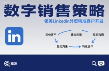 数字销售策略领英LinkedIn外贸精准客户开发-翻身站