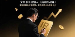 文案杀手创始人IP高端实战课：突破高客单成交瓶颈，实现IP商业价值最大化-翻身站