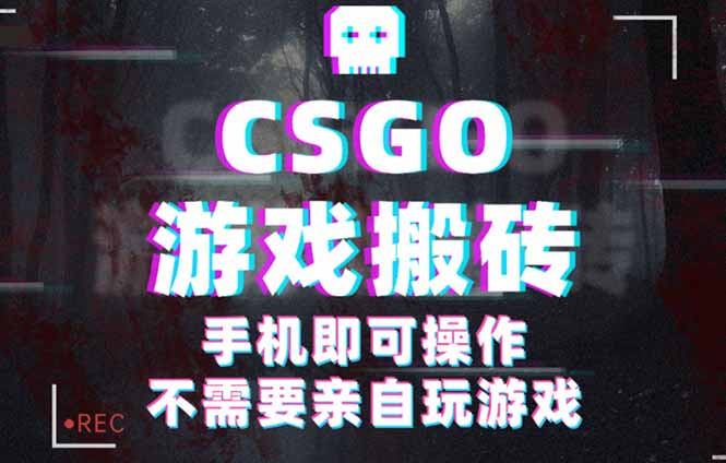 CSGO游戏挂机捡漏，单日扫货500+，年底小高峰上车可吃肉，手机即可操作…-翻身站