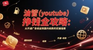 油管(youtube)挣钱全攻略：从开通广告收益到国内收款的实操指南(更新)-翻身站