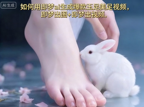 如何用即梦ai生成爆款玉足美足视频，即梦出图+即梦出视频，快速涨粉-翻身站