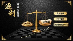 《逐 利》商业实战课，底层逻辑、杠杆策略、18锦囊，跨周期财富心法-翻身站