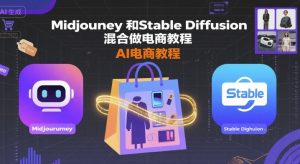 Midjourney和Stable Diffusion混合做电商教程-ai电商教程-翻身站