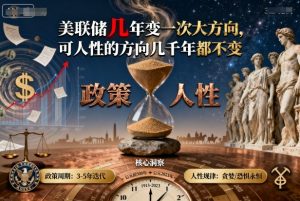 付费文章:美联储几年变一次大方向,可人性的方向几千年都不变-翻身站