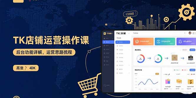TK店铺运营实操课：后台功能详解，商品上架流程，运营思路拆解-翻身站