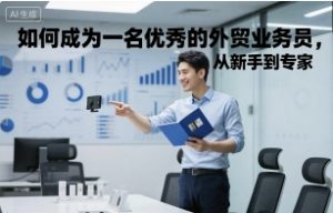 如何成为一名优秀的外贸业务员，从新手到专家-翻身站
