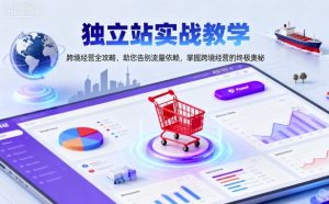 独立站实战教学，跨境经营全攻略，助您告别流量依赖，掌握跨境经营的终极奥-翻身站
