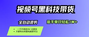 视频号黑科技短视频带货，新手一个月也1W+，纯搬运一刀不用剪，零投入【揭秘】-翻身站