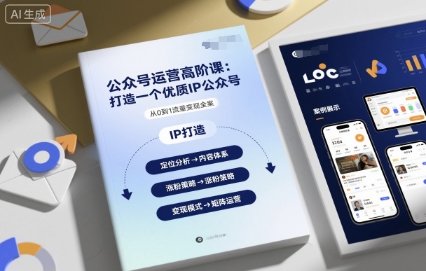 公众号运营高阶课，打造一个优质IP公众号-翻身站