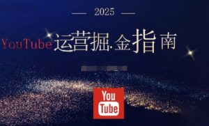 2025油管YouTuBe运营掘金指南,全方位帮你从零搭建油管运营体系-翻身站