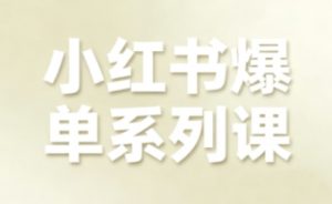 小红书爆单系列课，聚焦小红书电商全链路增长-翻身站