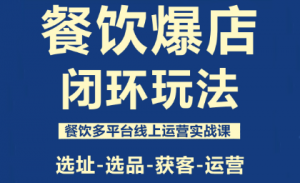 泽哥·餐饮爆店闭环玩法-翻身站