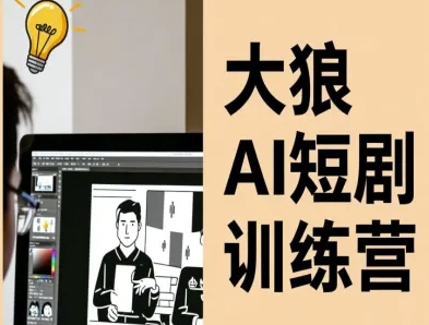 大狼AI短剧训练营-短剧课程(更新中)-翻身站
