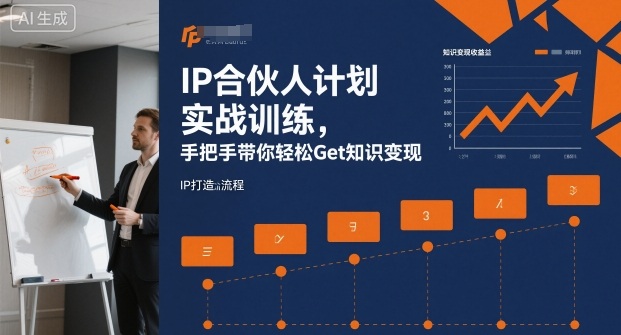 IP合伙人计划实战训练，手把手带你轻松Get知识变现-翻身站