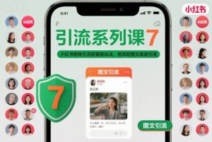 引流系列课7，小红书矩阵引流获客新玩法，低风险图文高效引流-翻身站