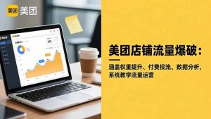 美团店铺流量爆破:涵盖权重提升、付费投流、数据分析,系统教学流量运营-翻身站