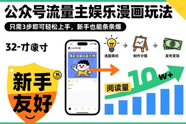 ‍‬⁢‍⁡‍‍⁡​⁣⁤‍‬⁡⁣⁢​⁣‍⁣‌‌⁢​⁡⁡‌​⁢⁣⁢​⁢‌​⁣‬​⁣‬‬⁣⁢​⁢⁣公众号流量主娱乐漫画玩法，只需3步即可轻松上手，新手也能条条爆-翻身站